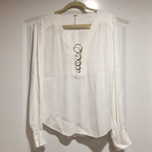 Free People White Blouse